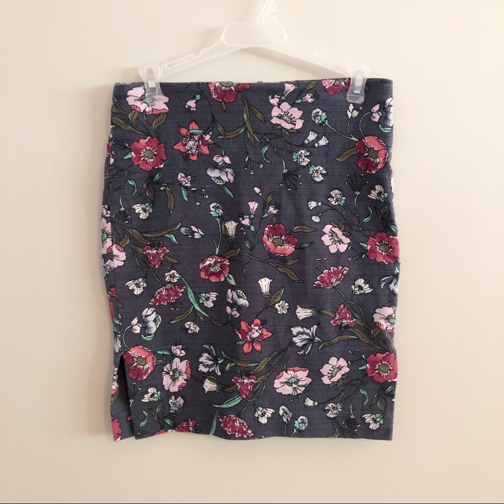Loft Outlet Floral Skirt
